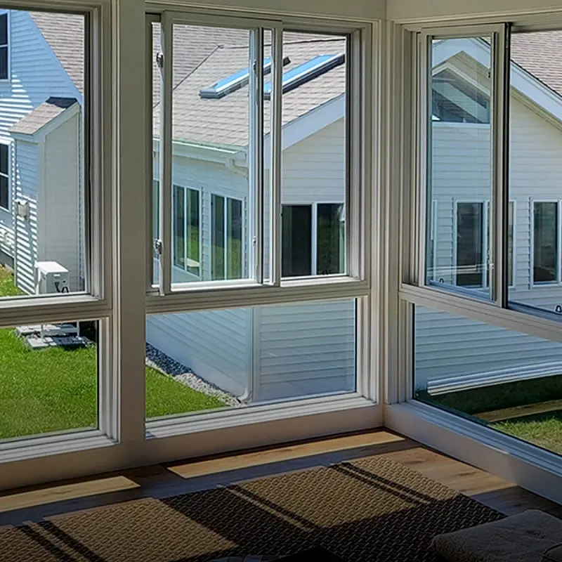 Coastal-Industries, Inc. | Vinyl windows for patio enclosure